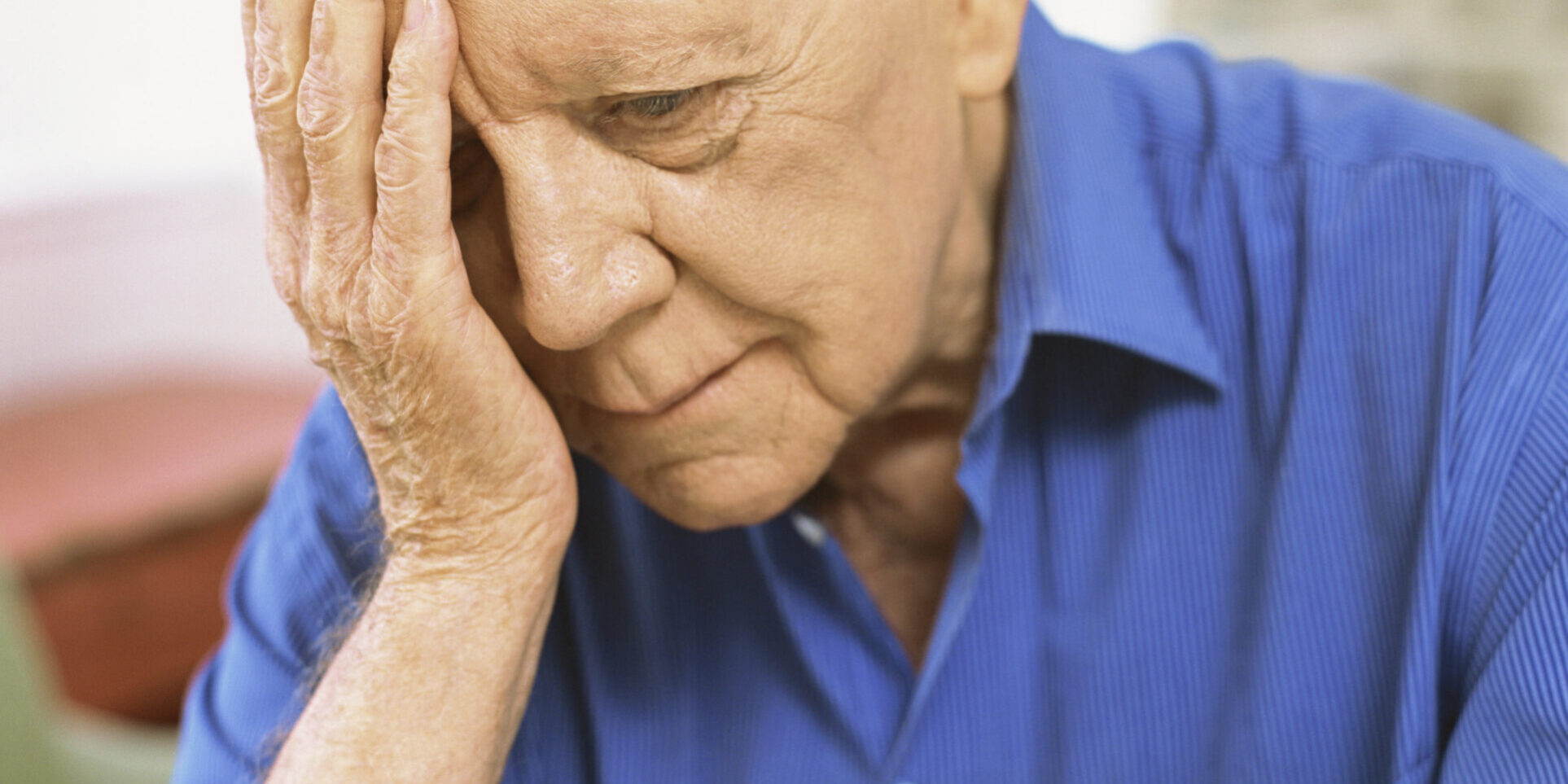 56385221 high elderly man looking fed up